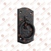 "Zuriel" Black Antique Iron Door Knocker